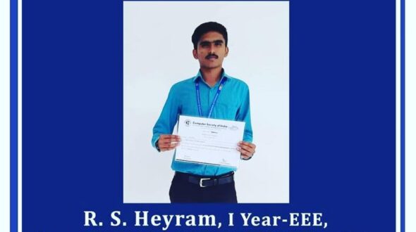 Placed on Top 50 nationally