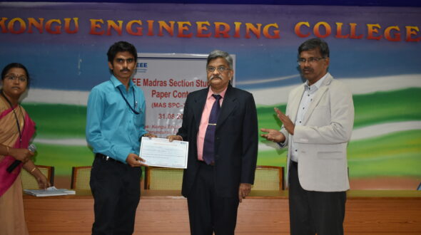 IEEE Madras section paper contest