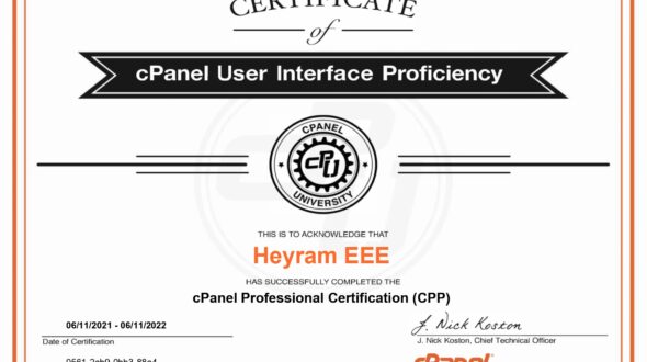 cPanel Professional Certification (CPP)